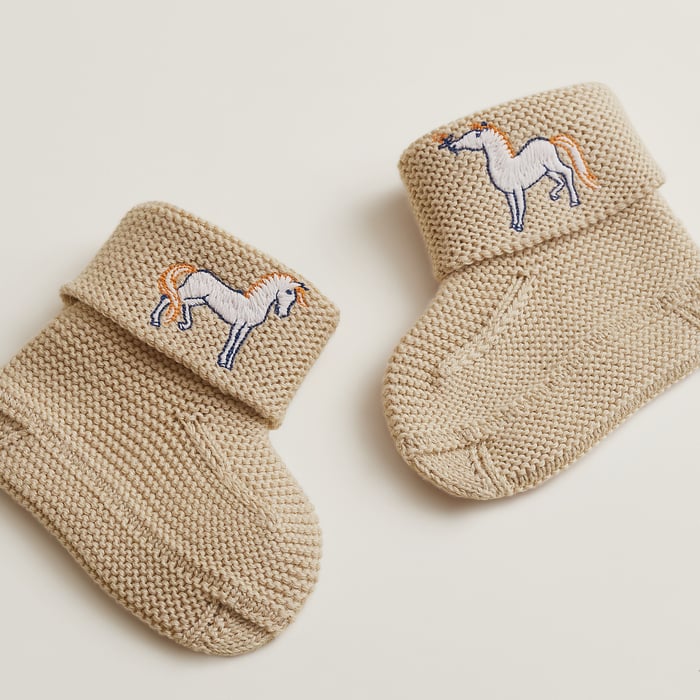 Biscuit Cabriole Socks