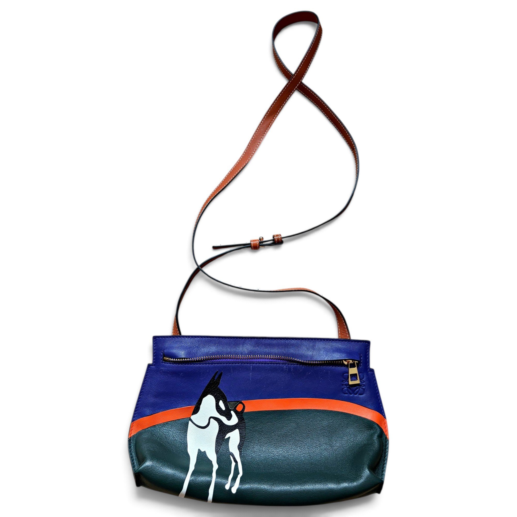 Leather handbag