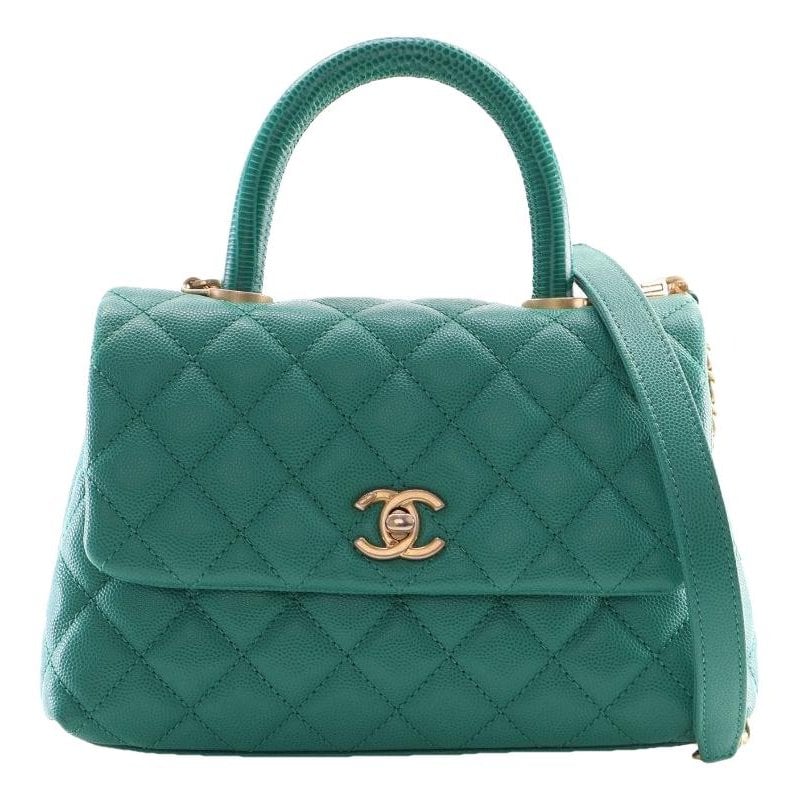 Coco Handle leather handbag