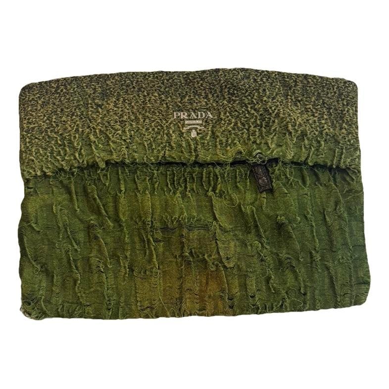 Silk clutch bag