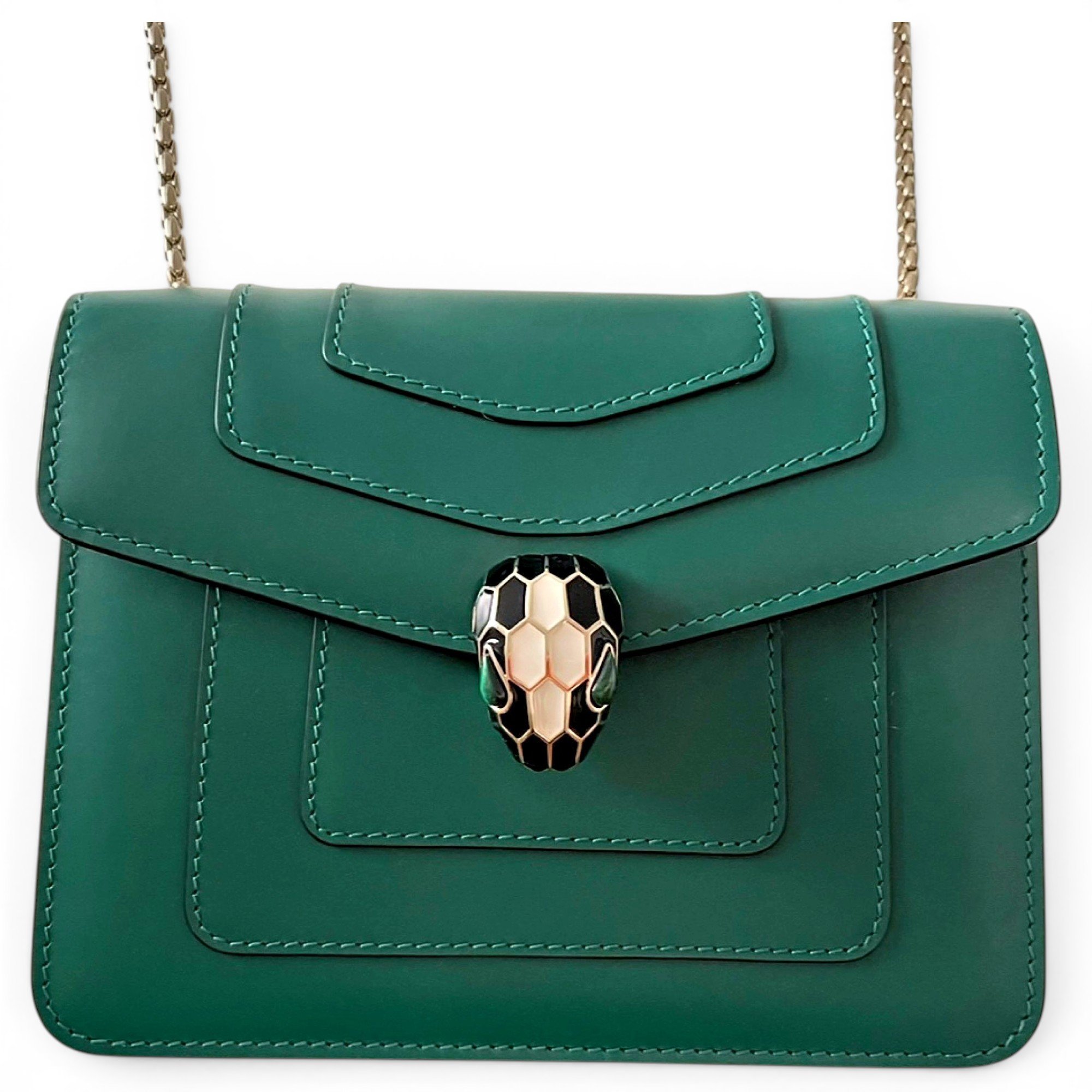 Bvlgari Serpenti leather crossbody bag