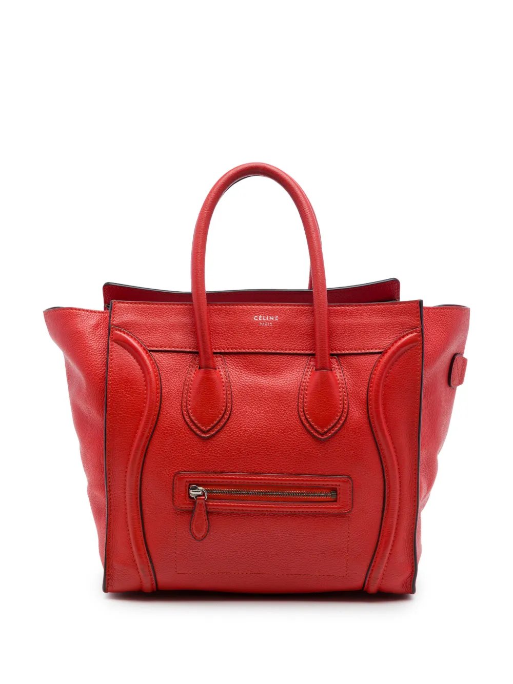 2012 Mini Grained Calfskin Luggage tote bag