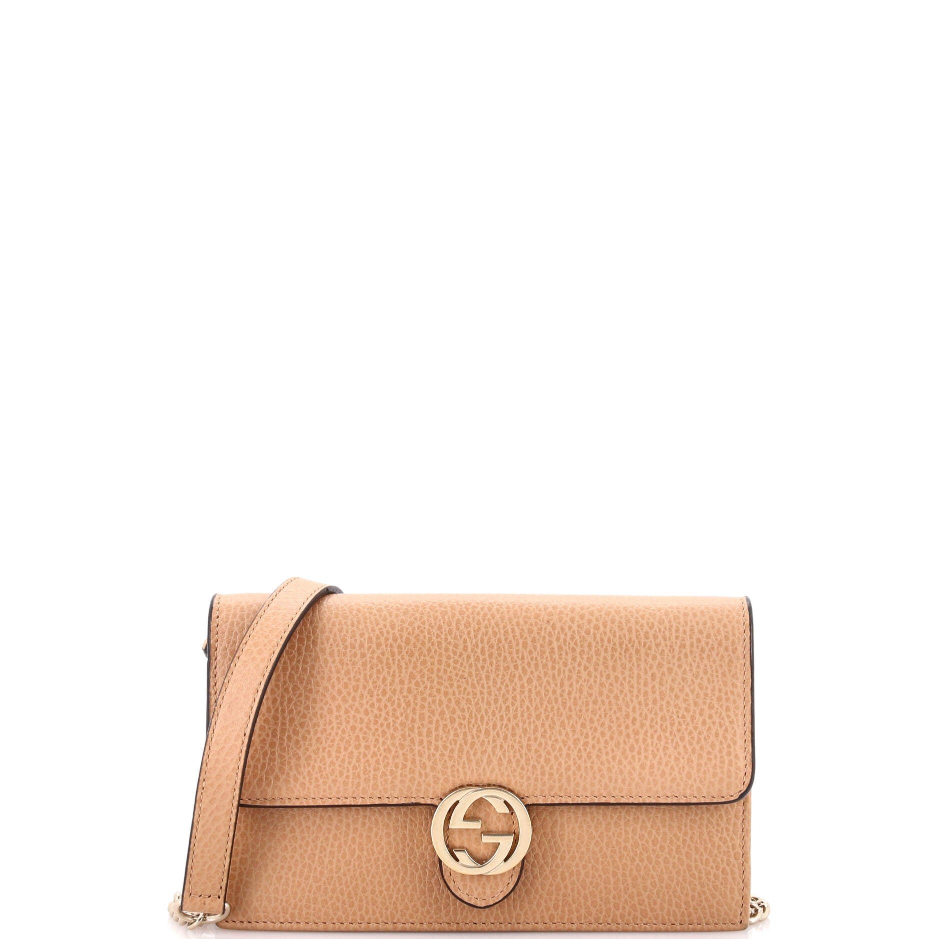 Interlocking Wallet on Chain Leather