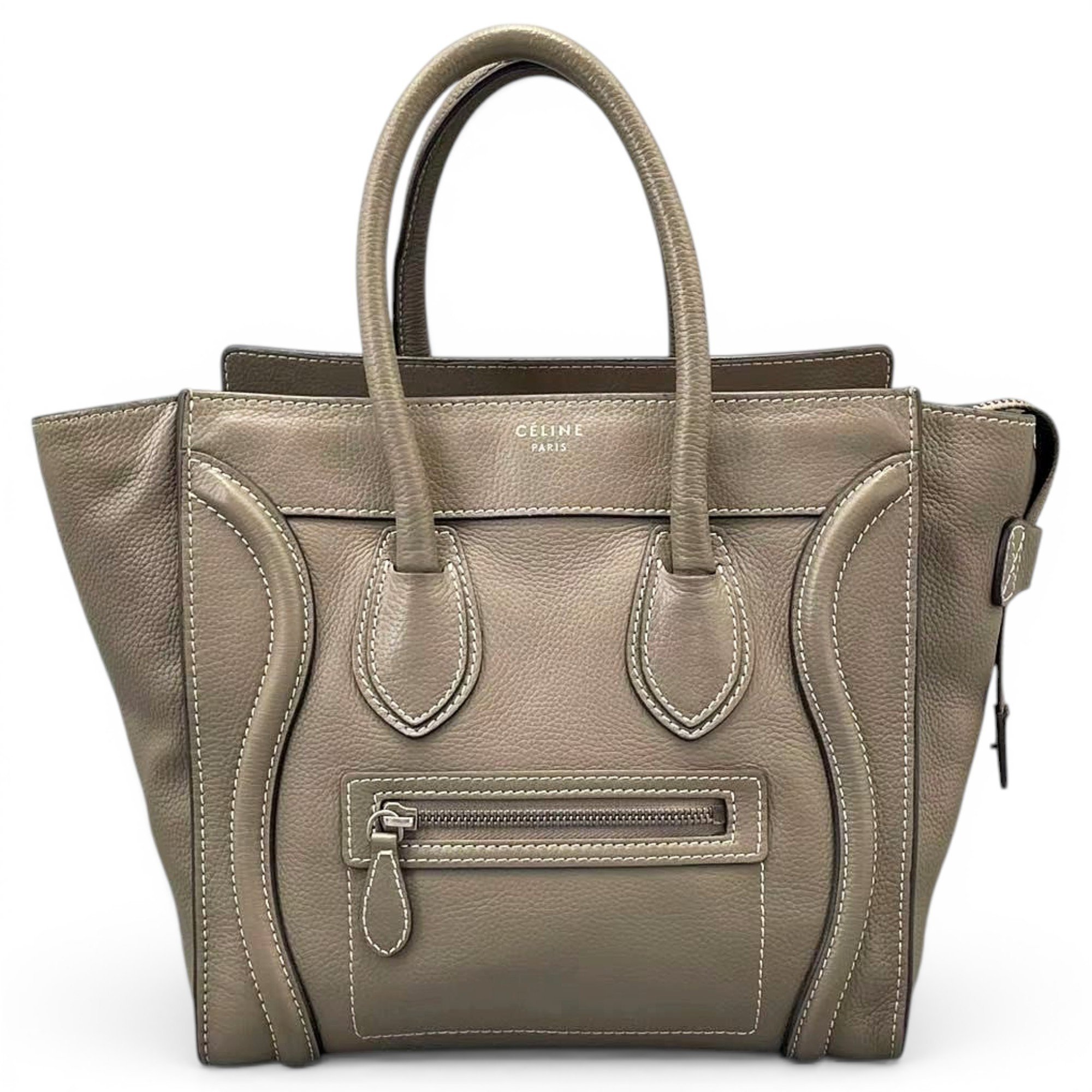Luggage leather handbag