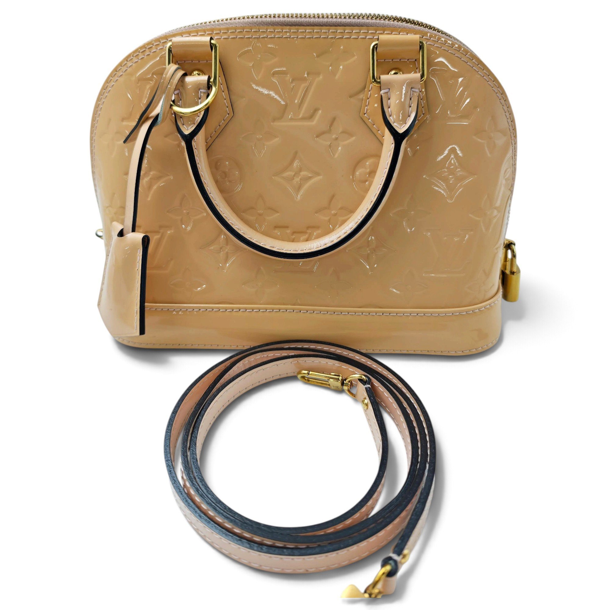 Alma patent leather handbag