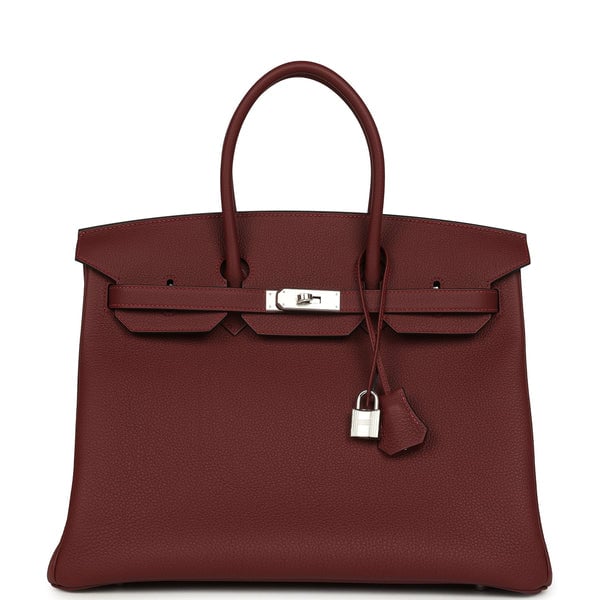 Hermes Hermes Birkin 35 Rouge H Togo Palladium Hardware