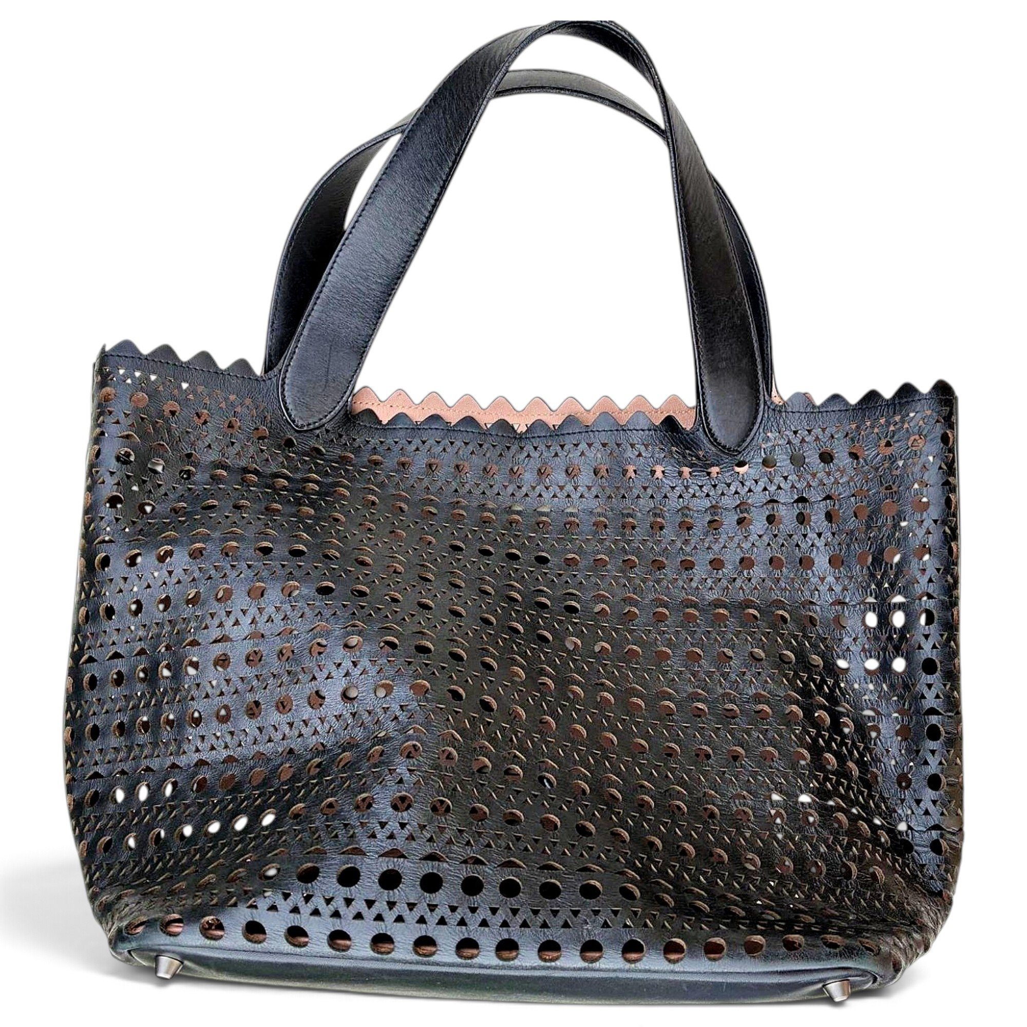 Leather tote