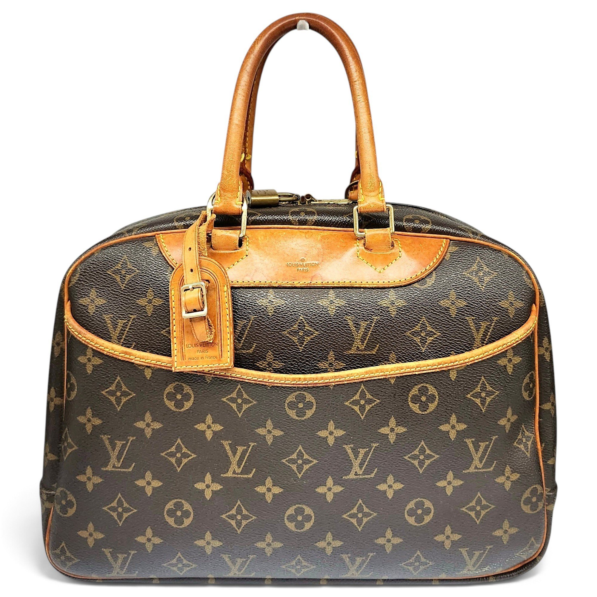 Deauville leather handbag