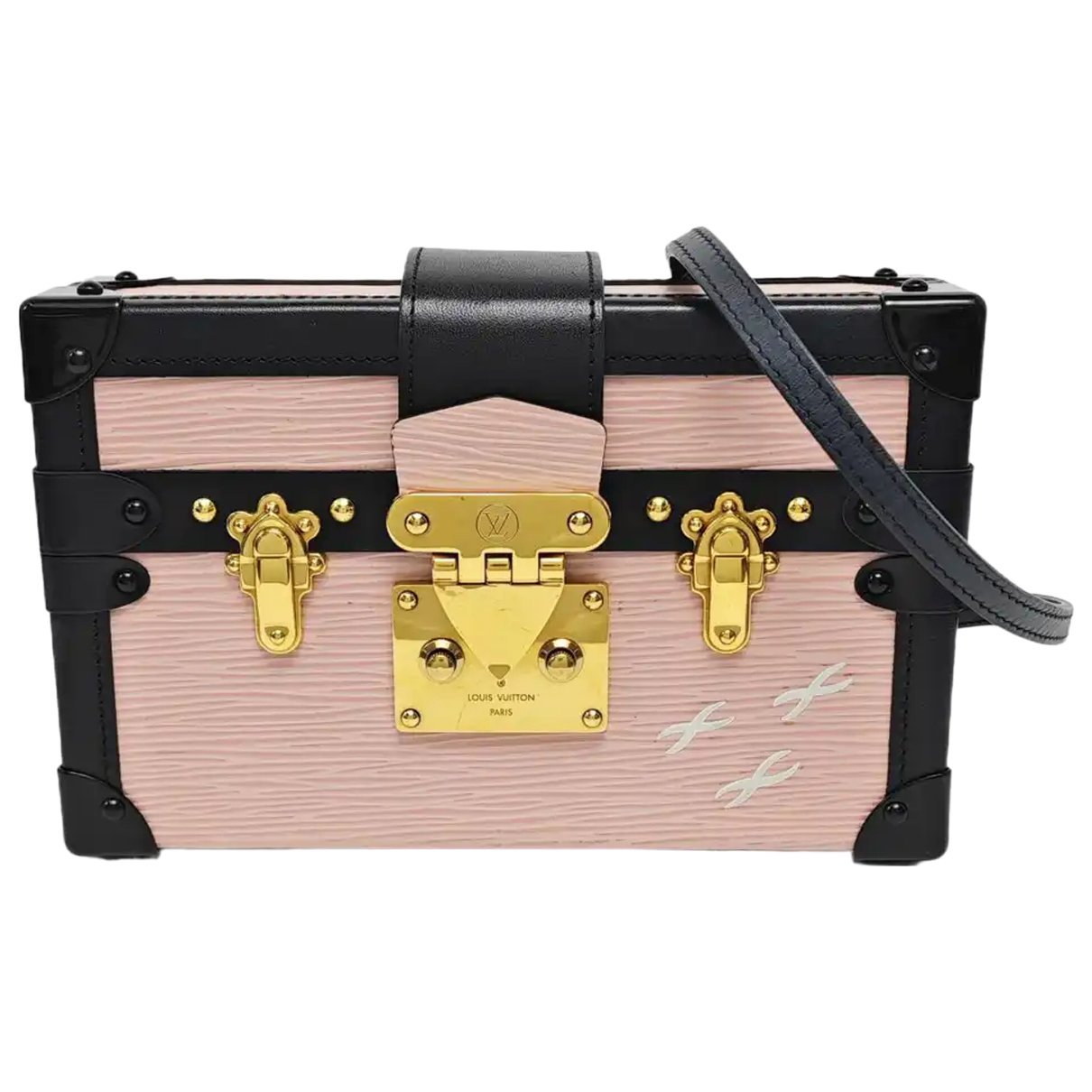 Petite Malle leather crossbody bag