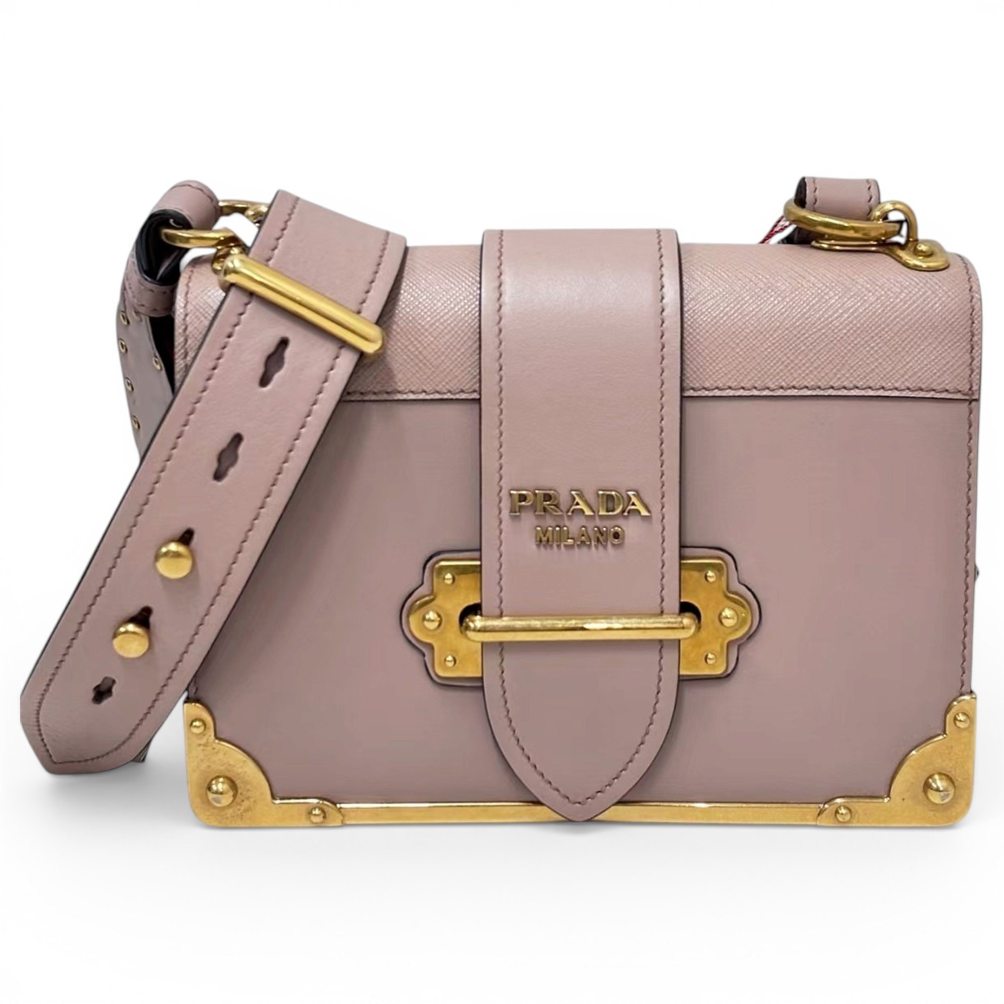 Cahier leather handbag