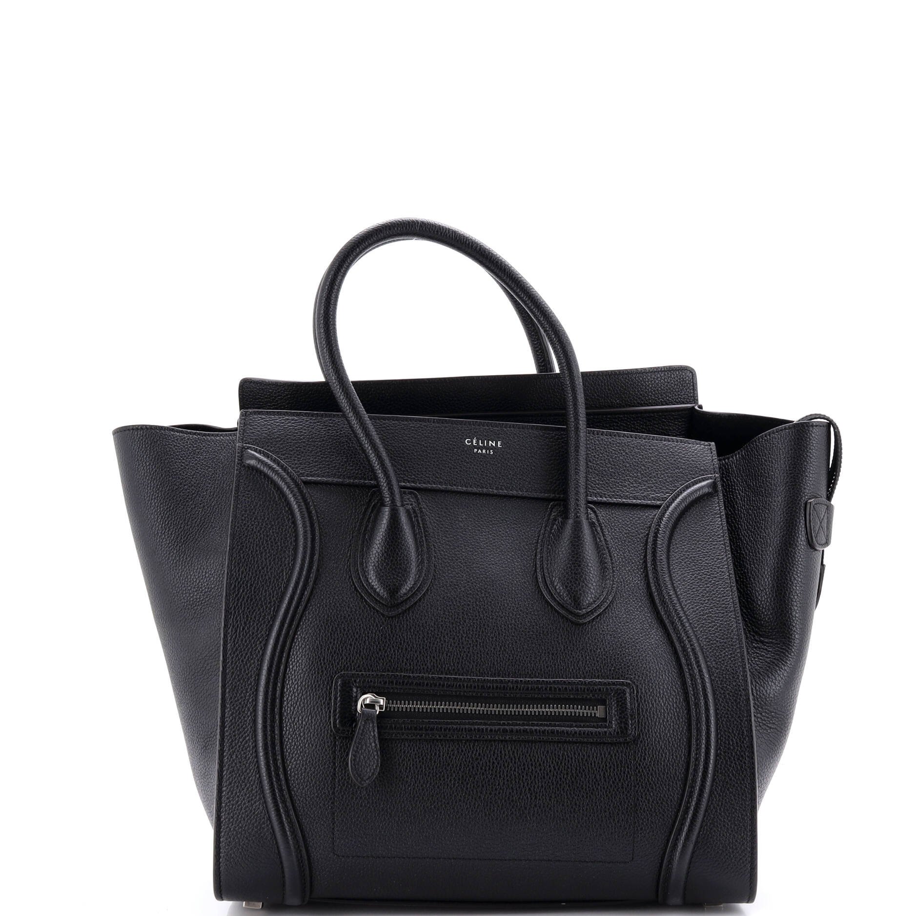 Celine Luggage Bag Grainy Leather Mini