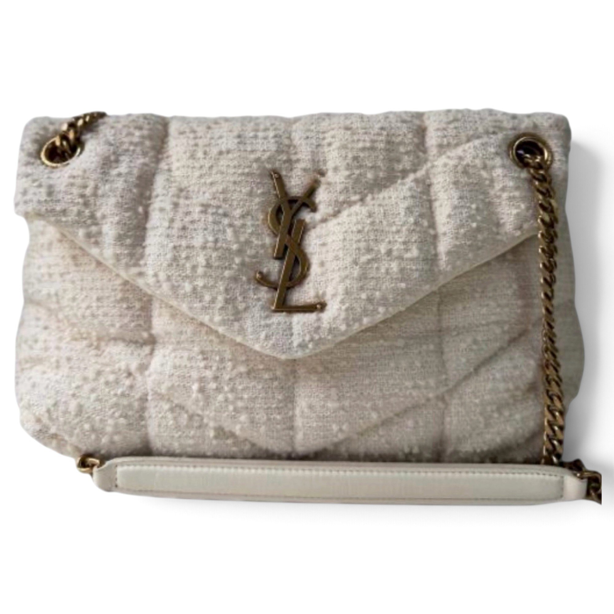 Loulou Puffer tweed handbag