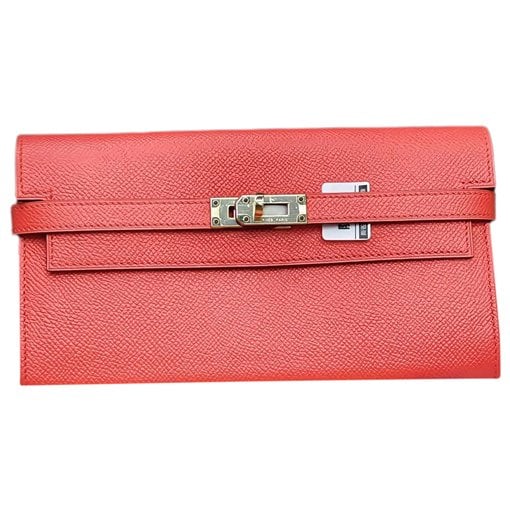 Kelly to go leather clutch bag