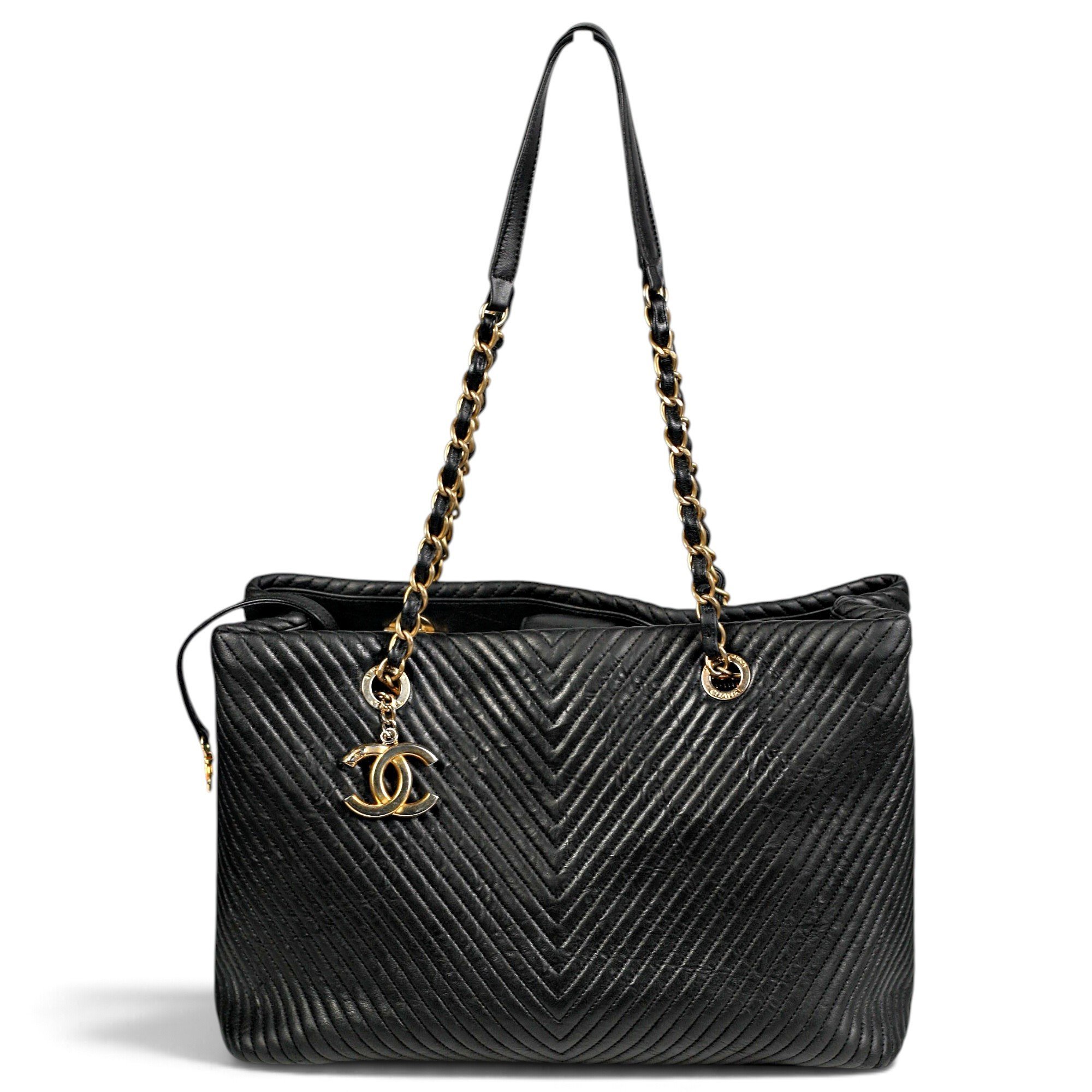Classic CC Shopping leather tote
