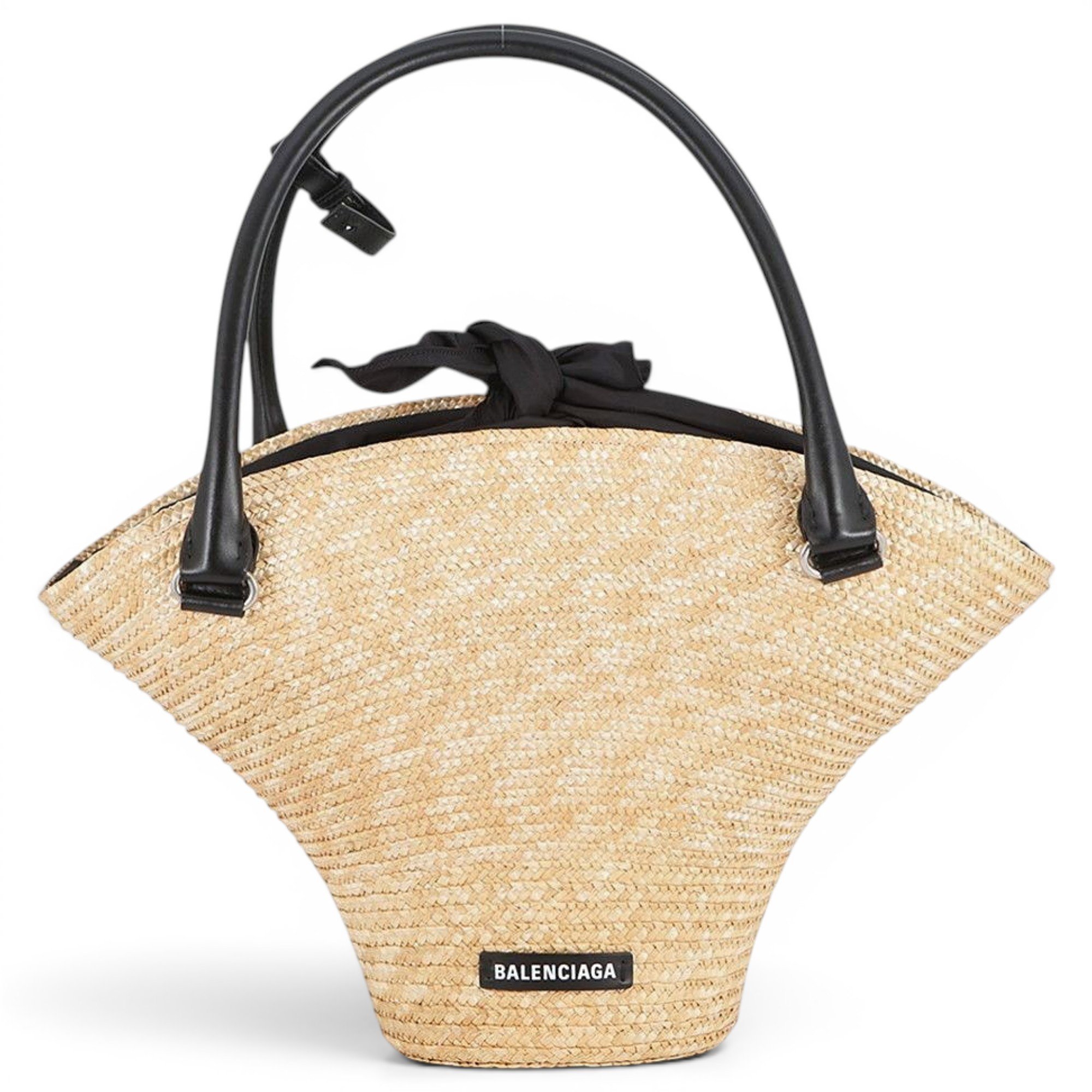 Hardware leather handbag