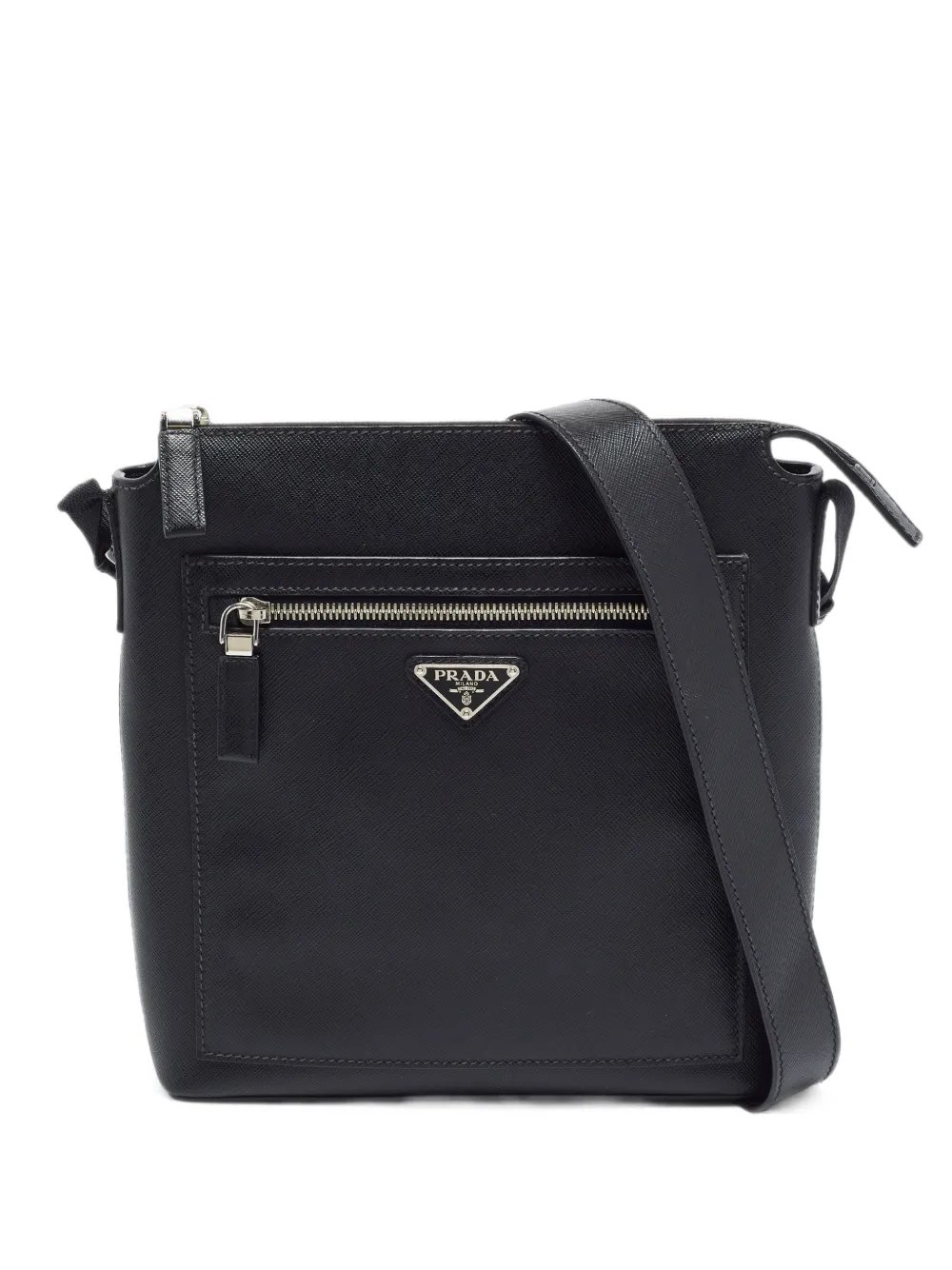 Saffiano leather shoulder bag