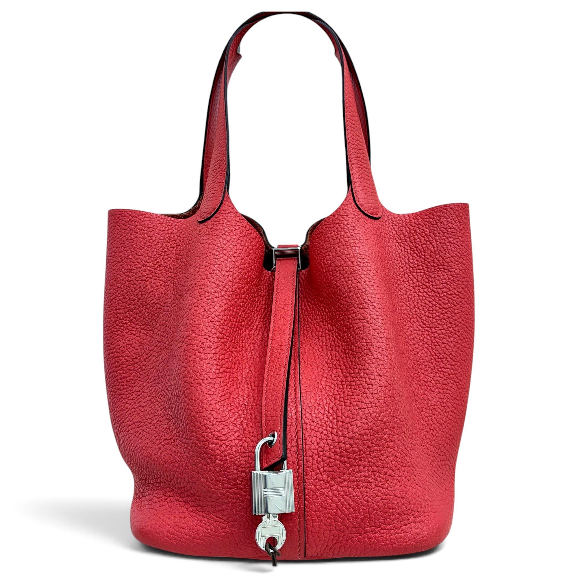 Picotin leather handbag