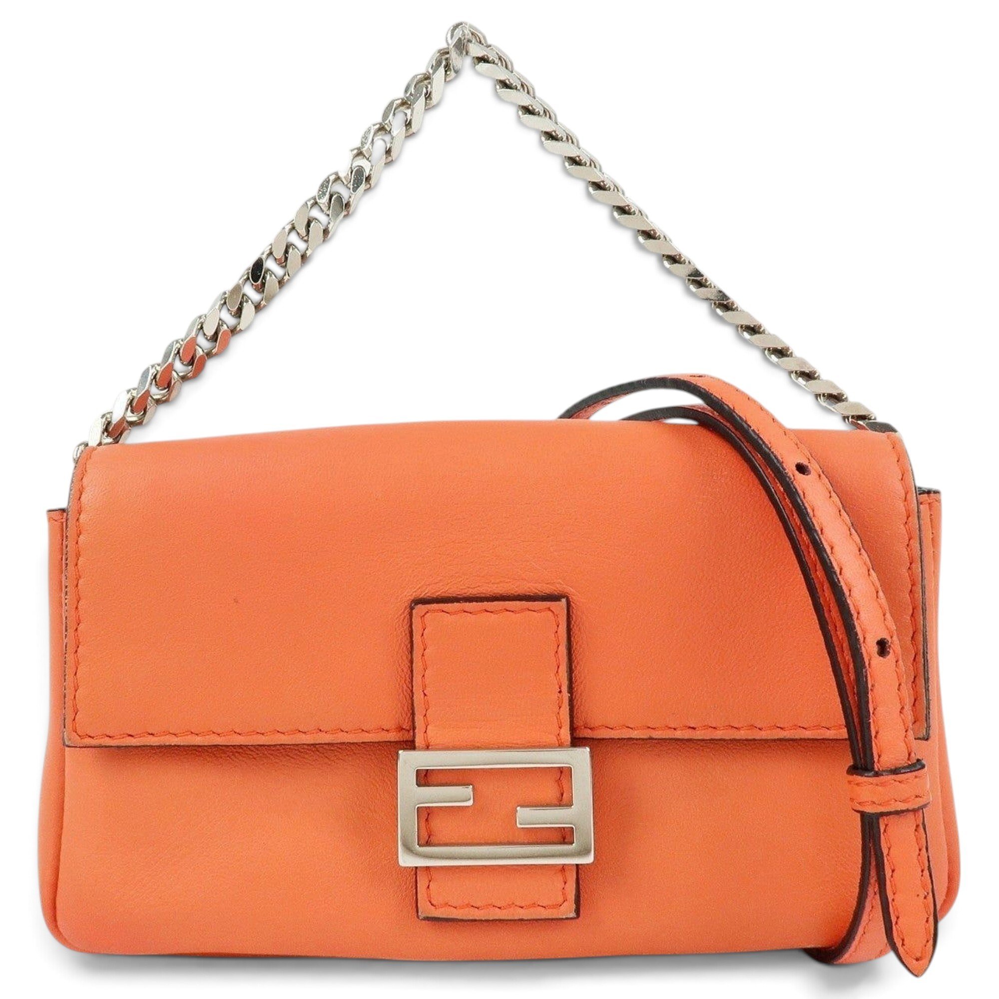 Baguette leather bag
