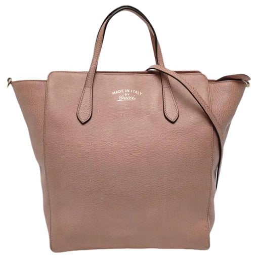 Swing leather handbag