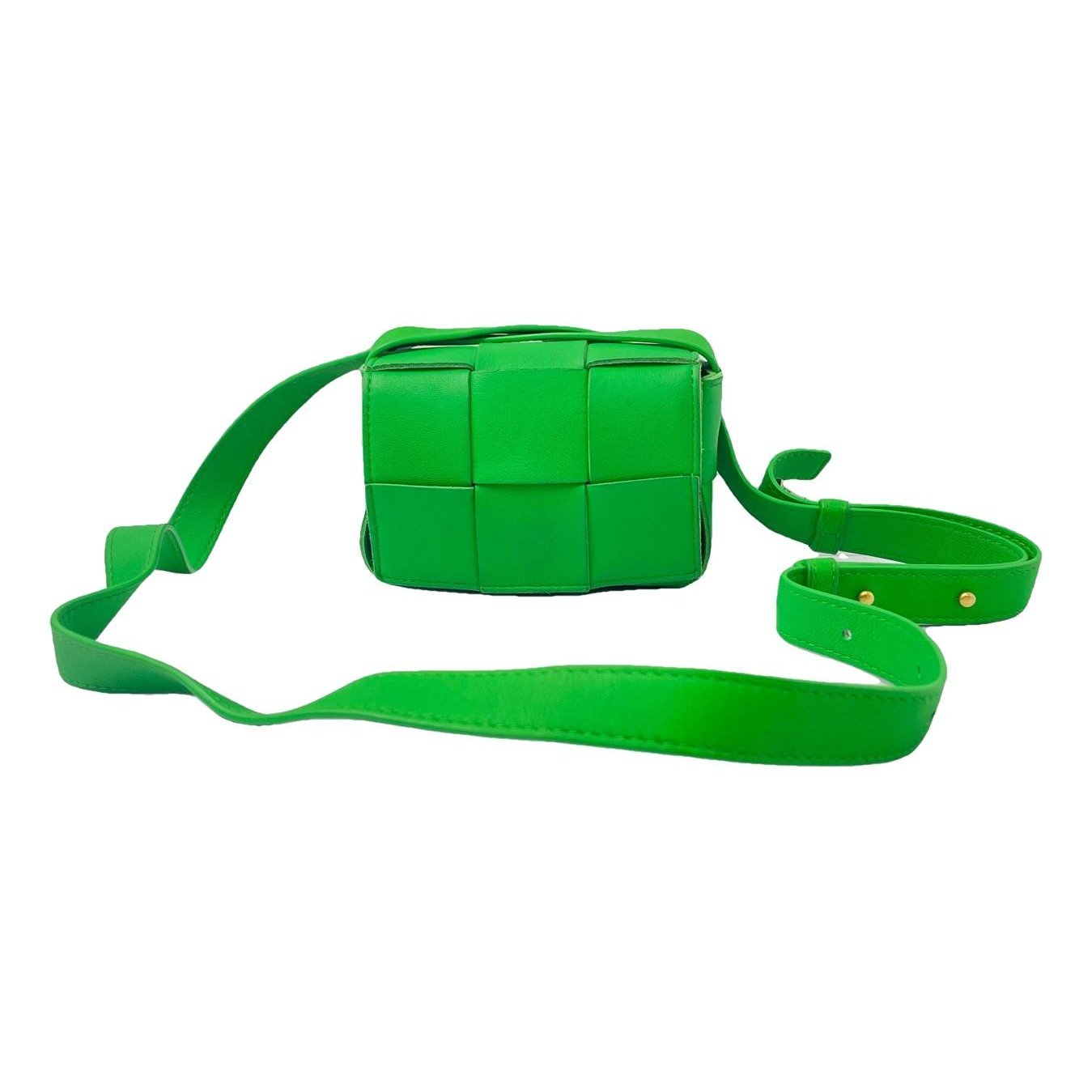 Cassette leather handbag