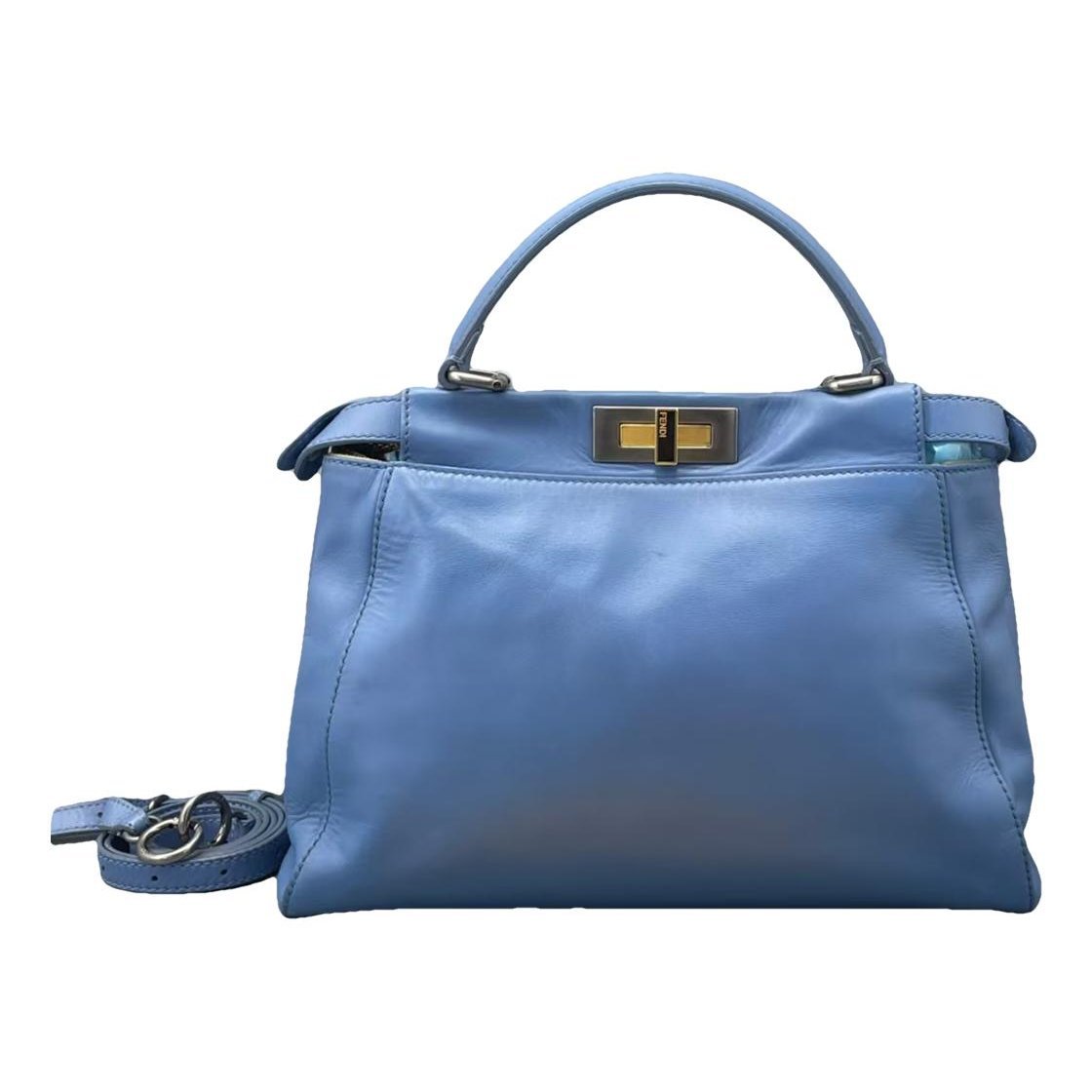 Peekaboo leather handbag