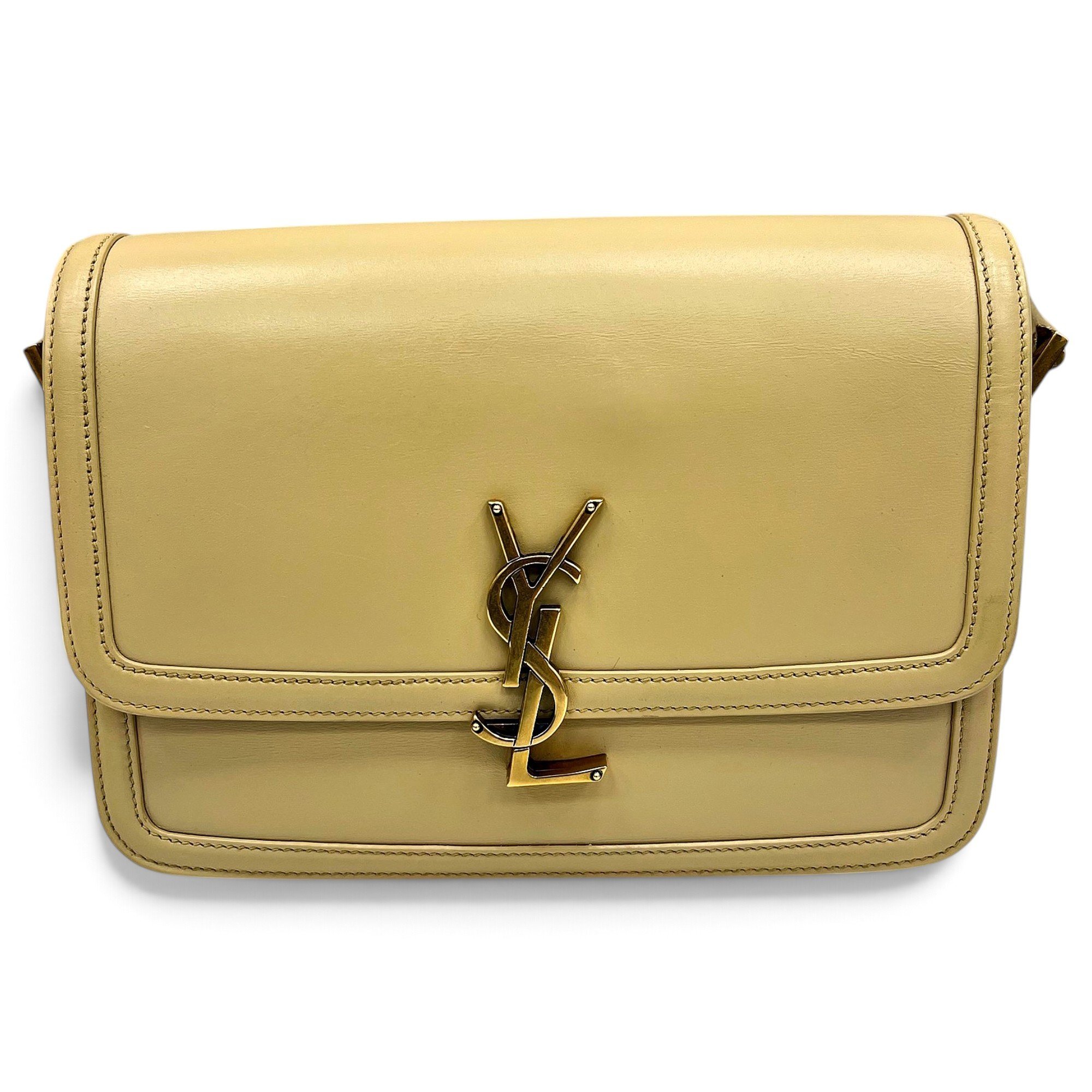 Solférino leather handbag
