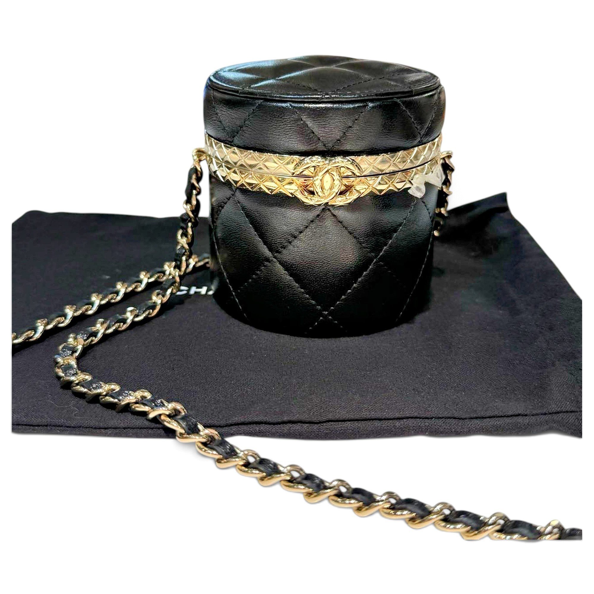 Vanity leather mini bag