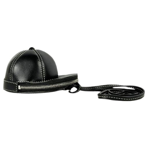 Cap leather bag