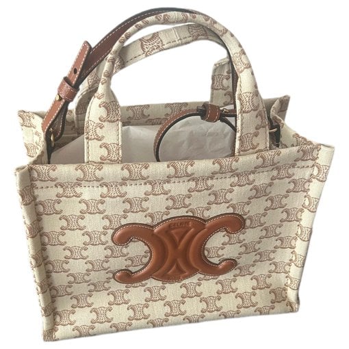 Triomphe leather tote
