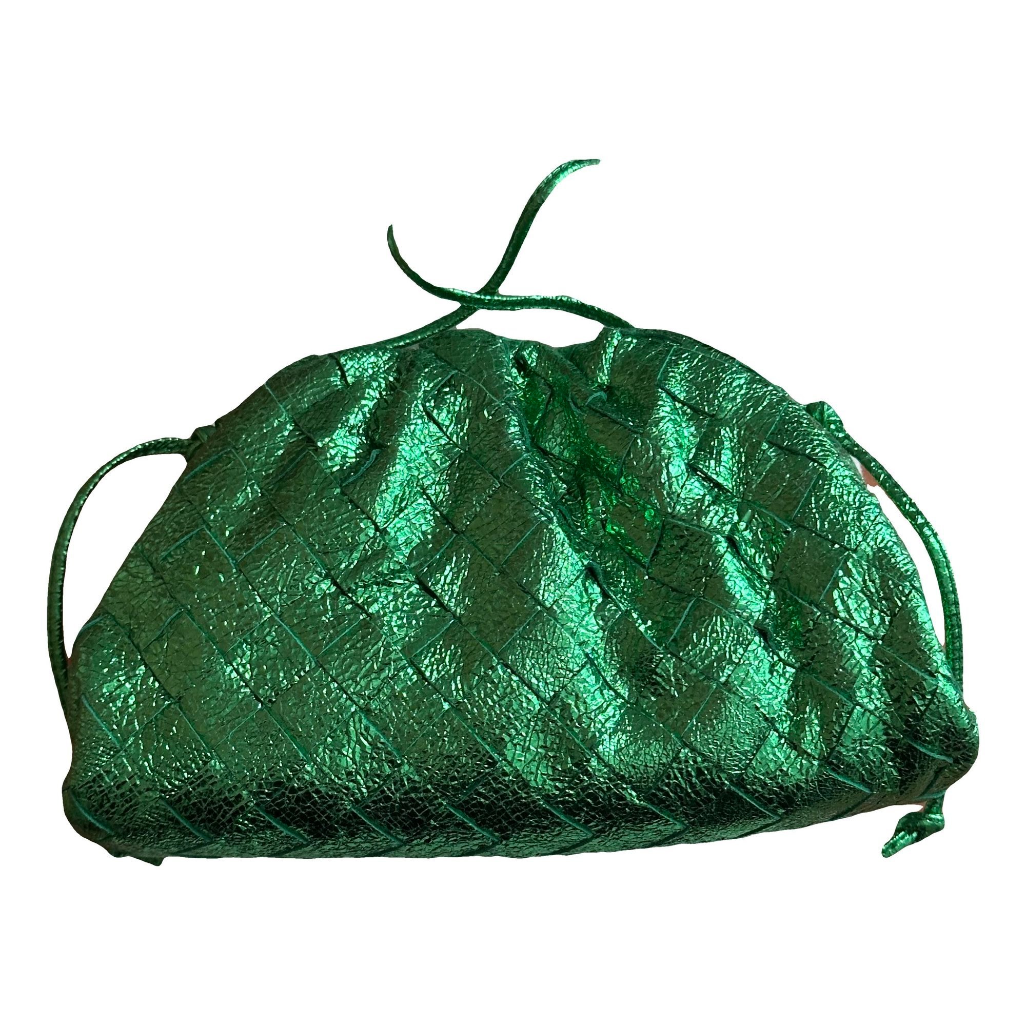 Pouch leather handbag