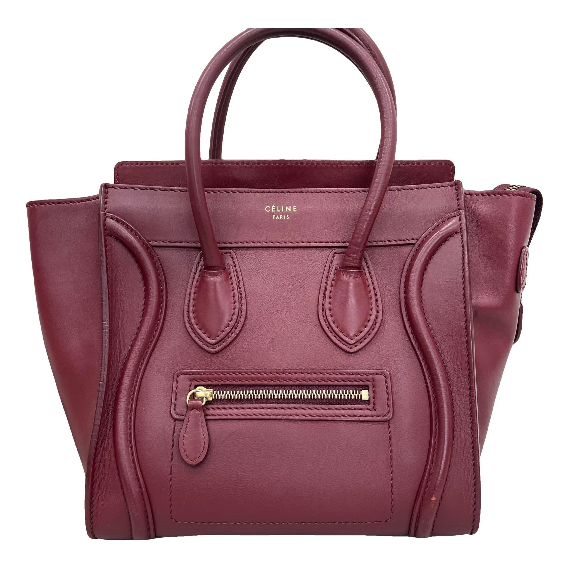Luggage leather handbag