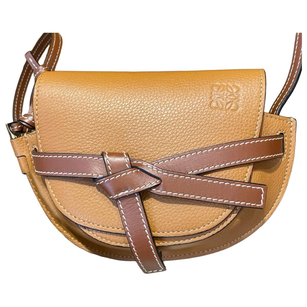 Gate leather crossbody bag