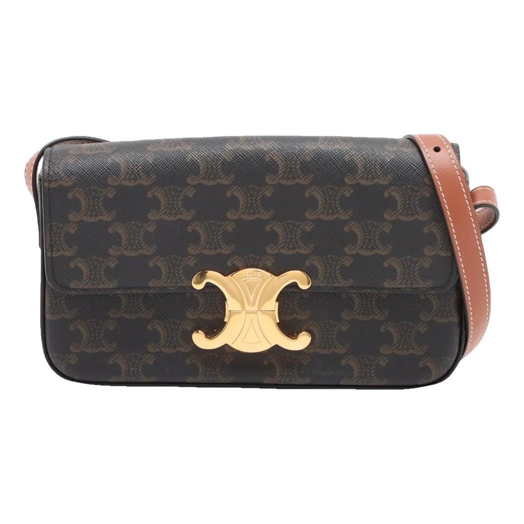 Triomphe leather handbag