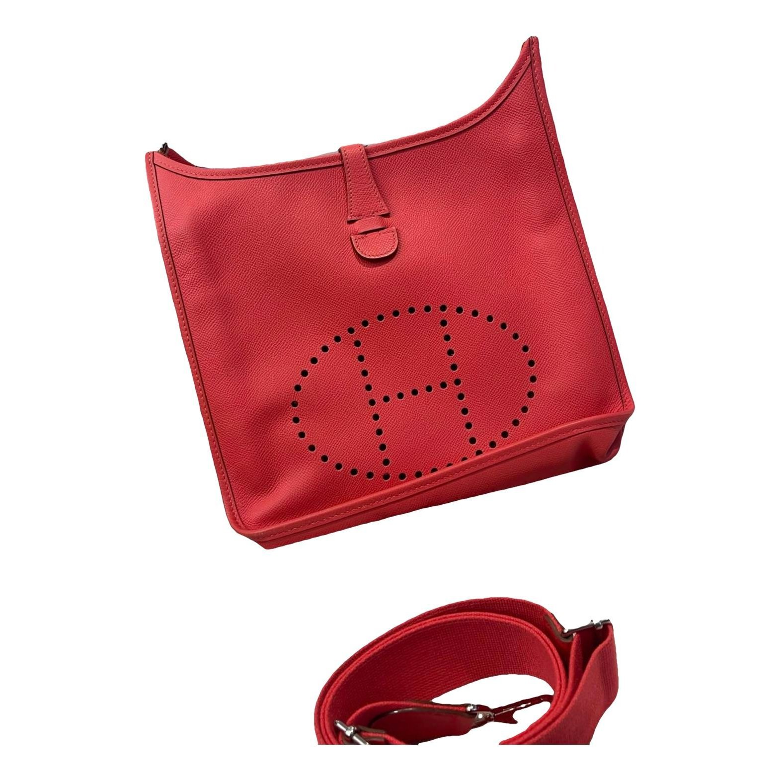 Evelyne leather handbag