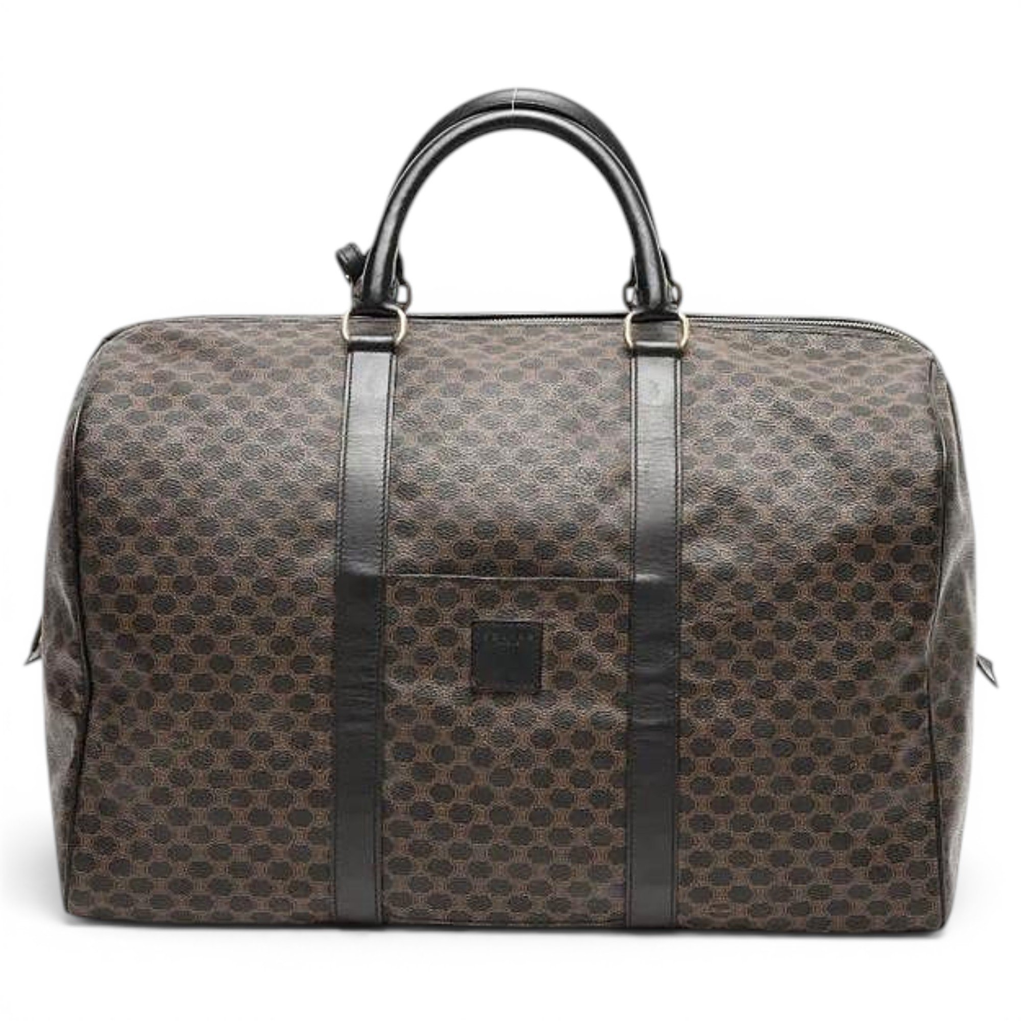 Leather travel bag