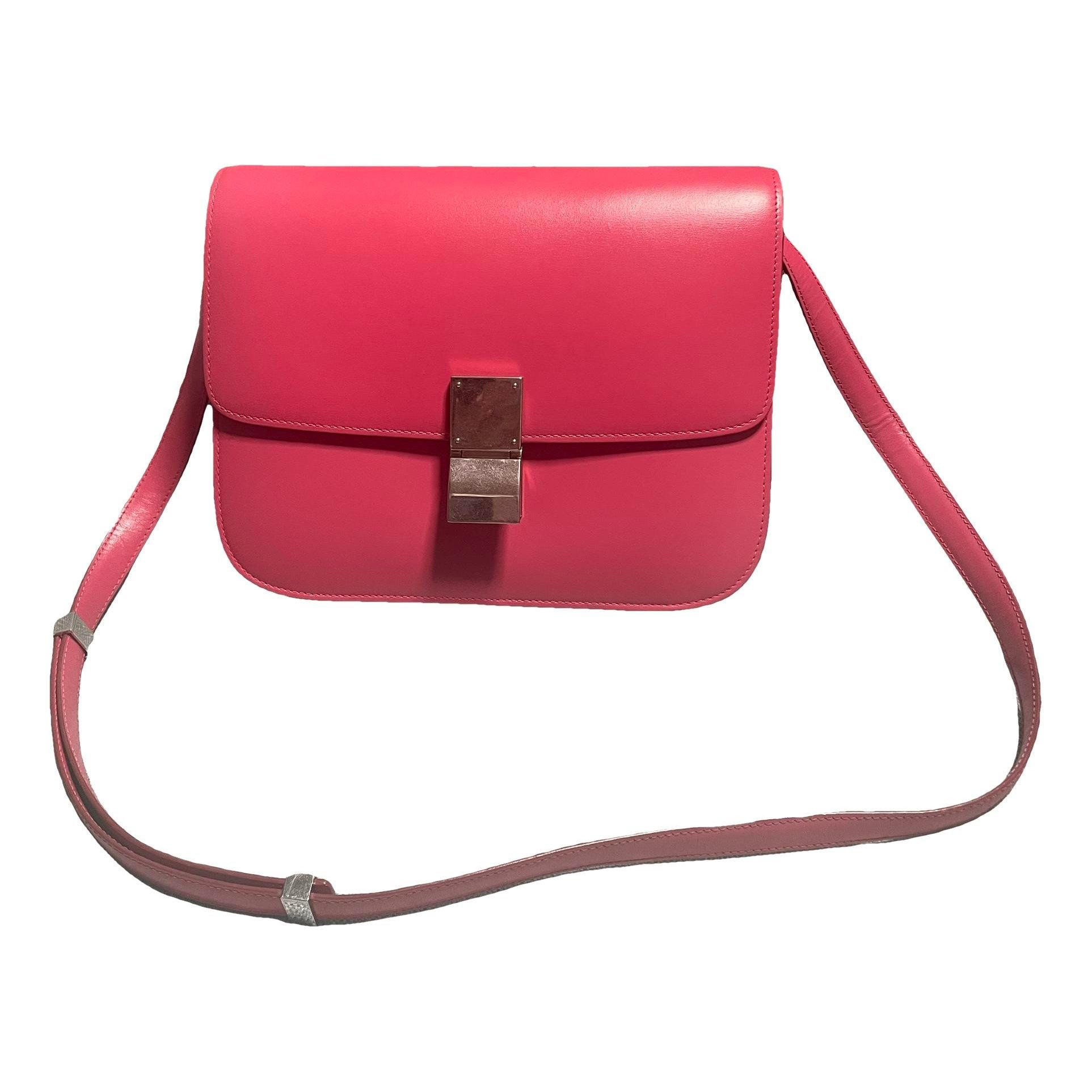 Classic leather crossbody bag