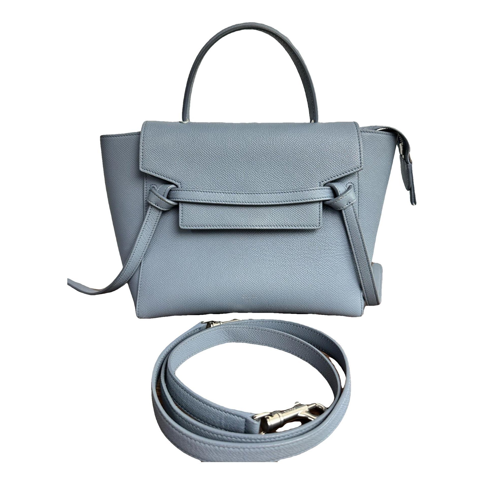 Belt leather handbag