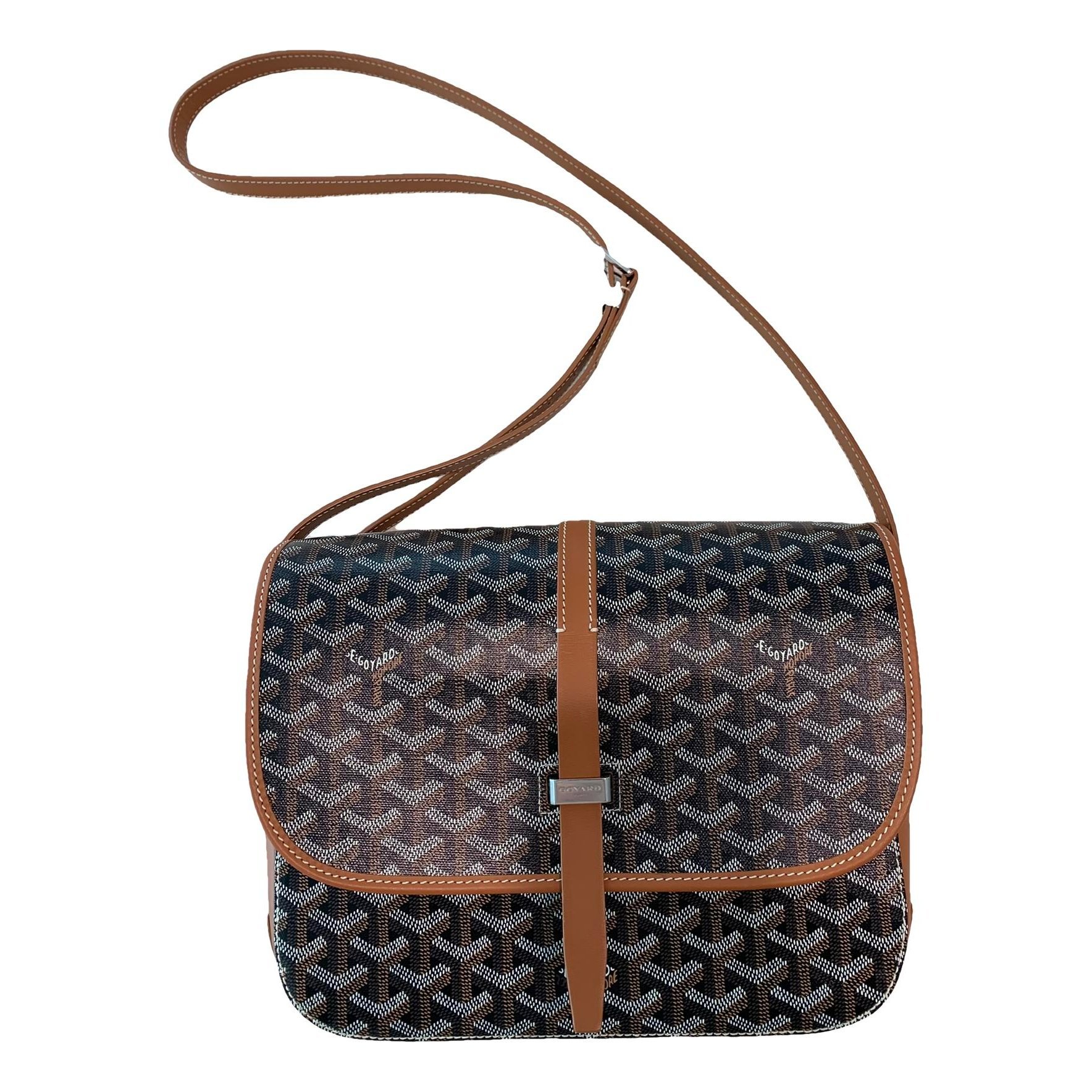 Goyard Belvedère cloth crossbody bag