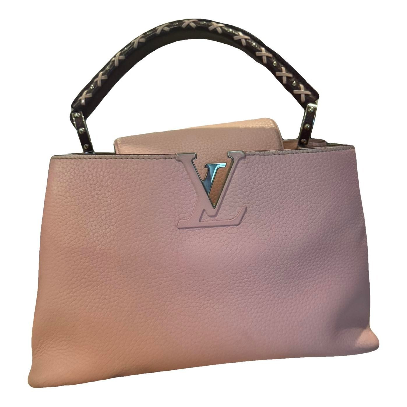 Capucines leather handbag