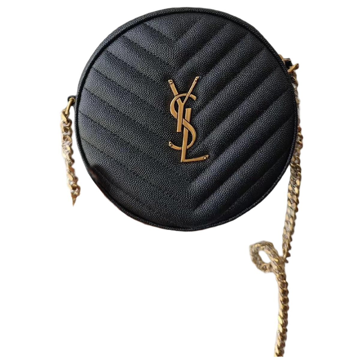 Vinyle leather handbag