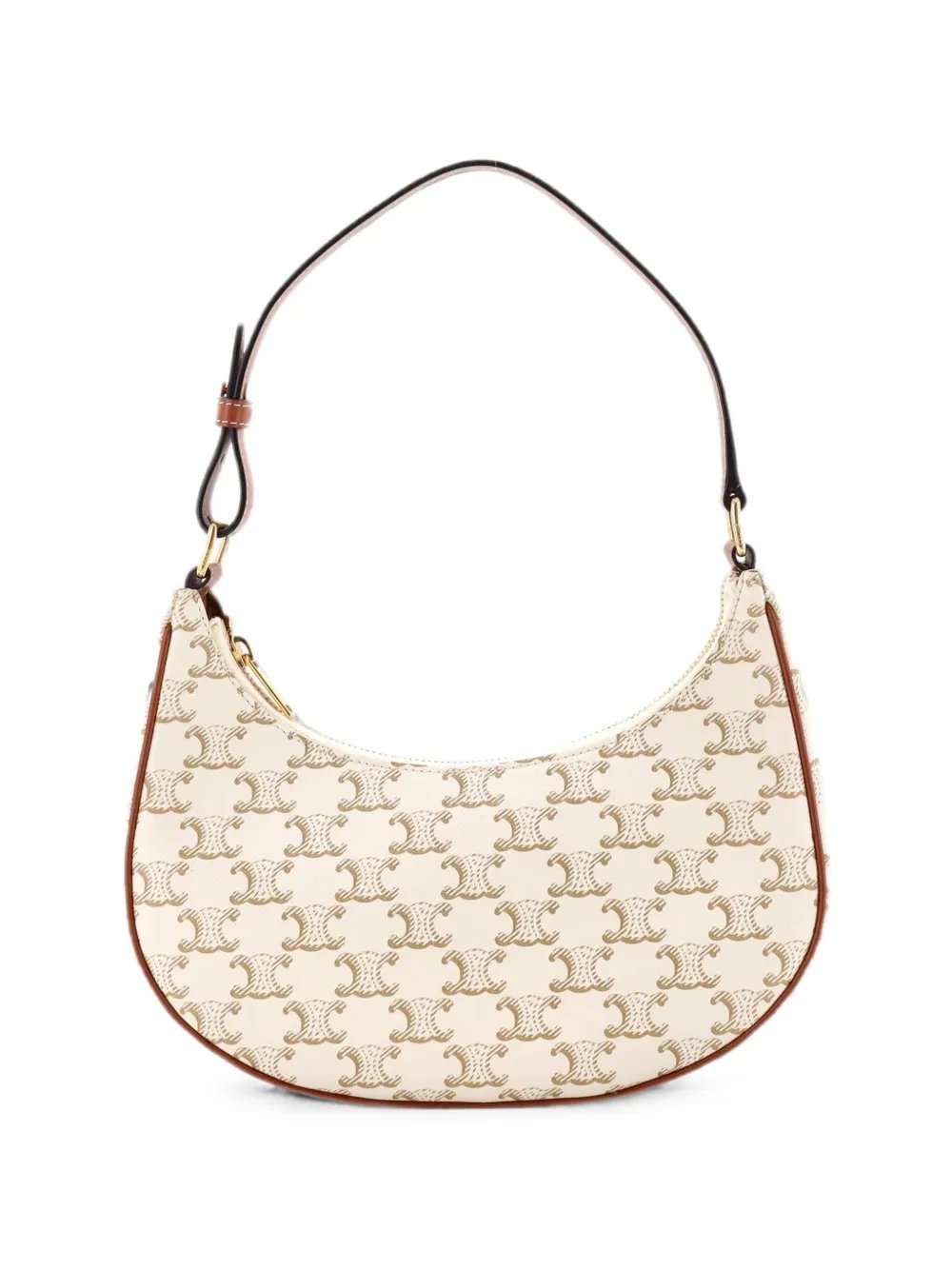 Celine Ava Bag Triomphe Coated Canvas hobo bag