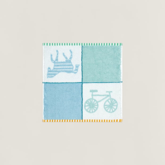 Les Cabanes Washcloth