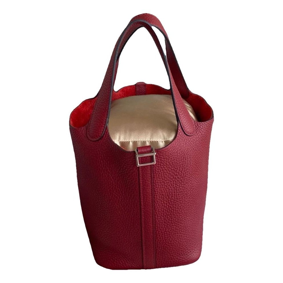 Picotin leather handbag