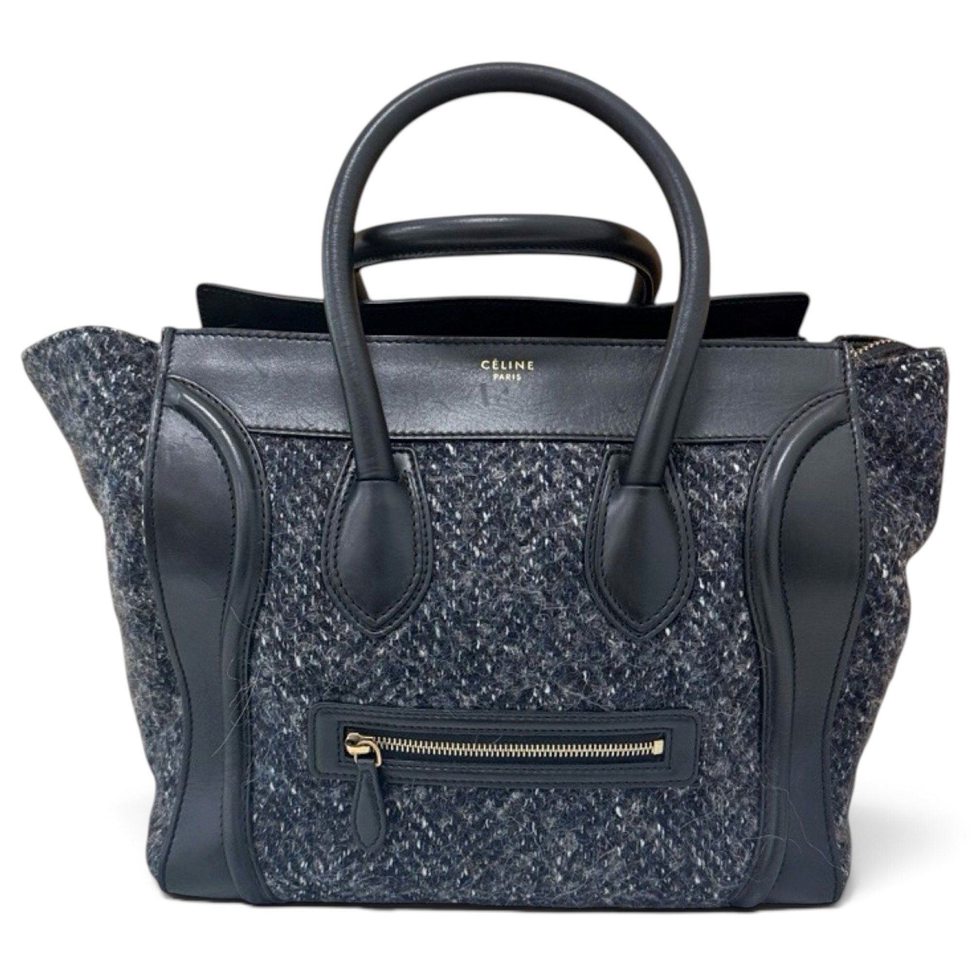 Luggage leather handbag