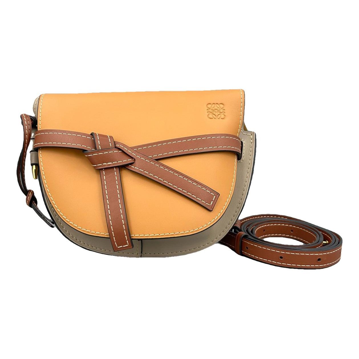 Gate leather crossbody bag