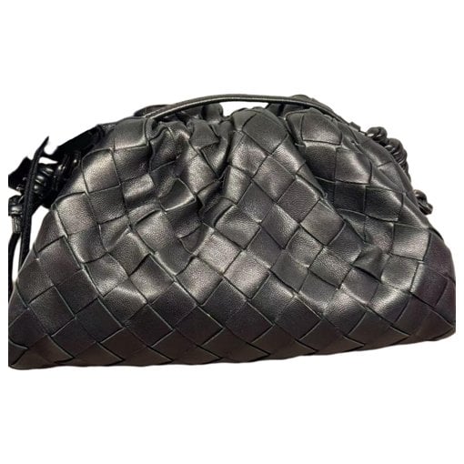 Pouch leather handbag