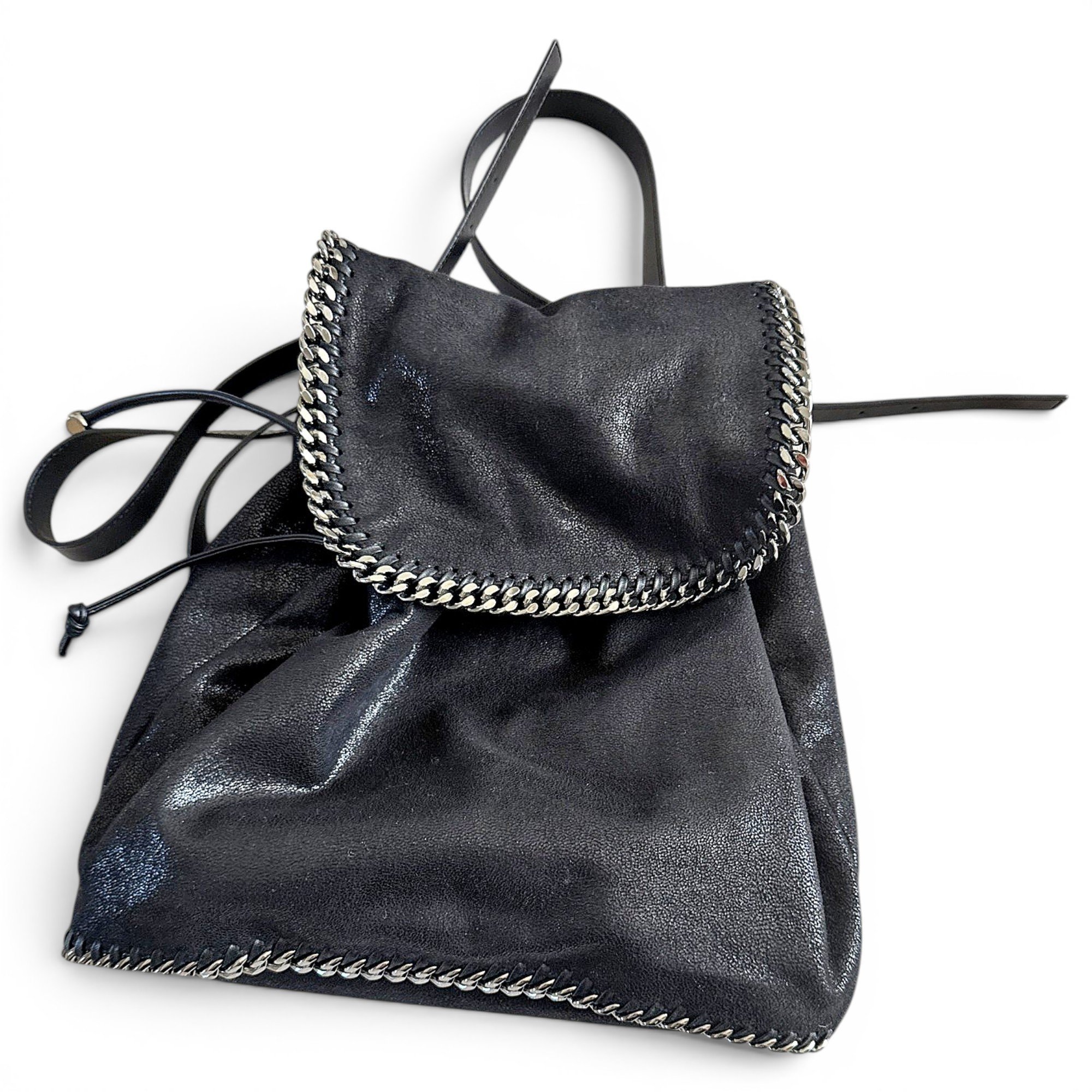 Vegan leather backpack