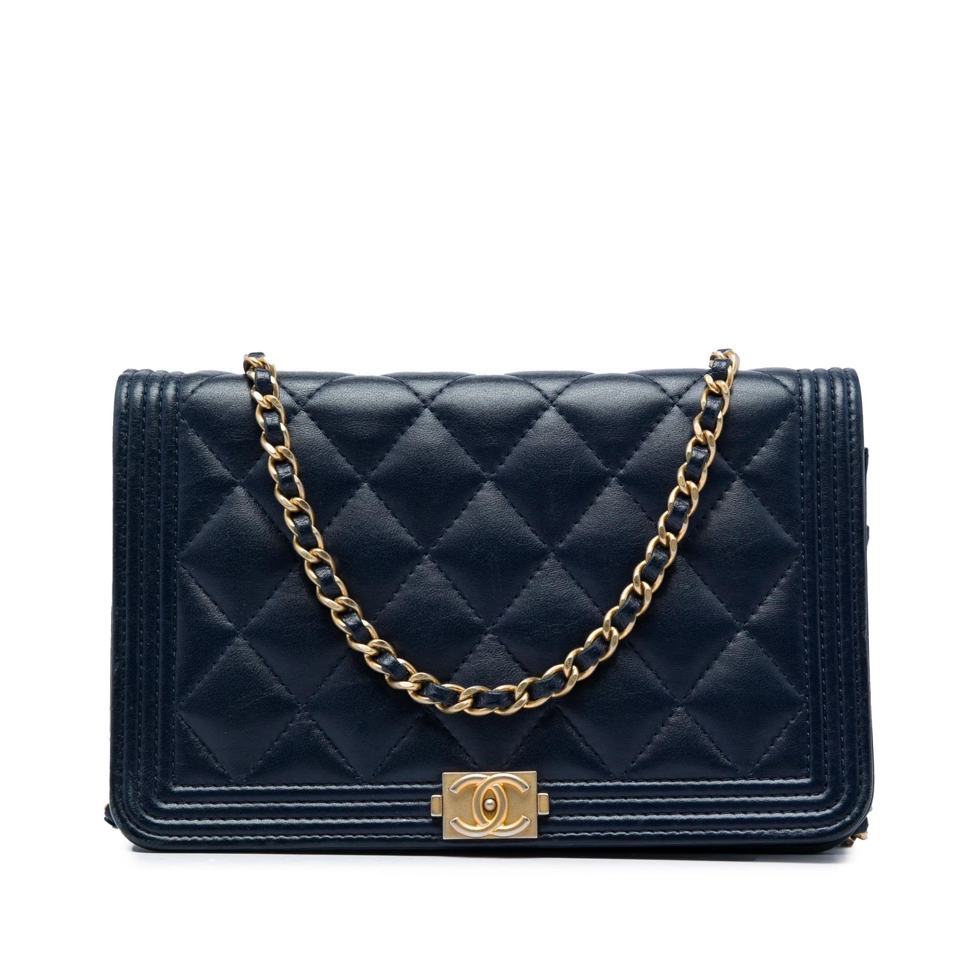 Wallet On Chain Timeless/Classique pony-style calfskin handbag