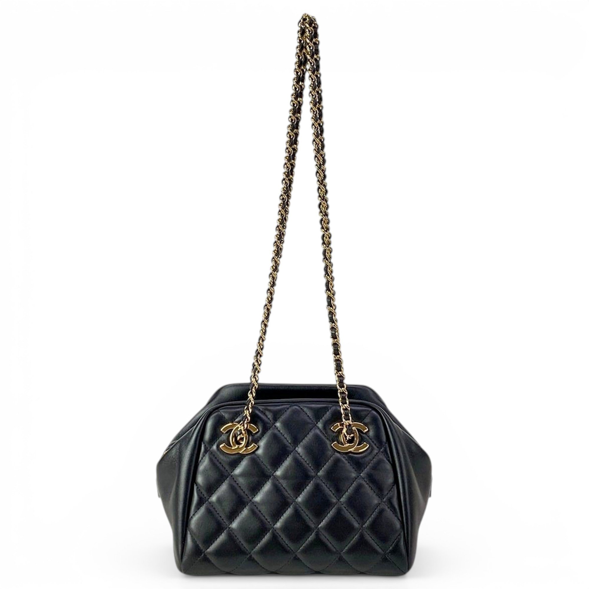 Bowling Bag leather handbag