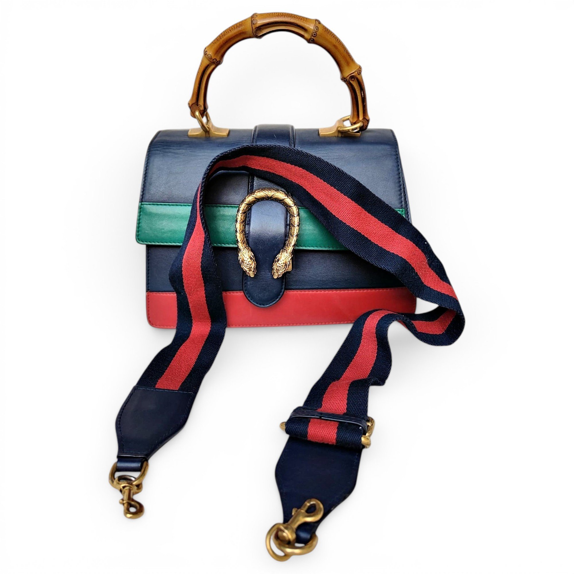 Dionysus Bamboo leather handbag